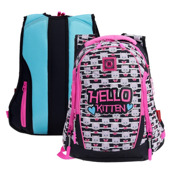 Рюкзак молодёжный Across Merlin Hello Kitten, 43 х 29 х 15 см, эргономичная спинка, голубо
Рюкзак молодёжный Across Merlin Hello Kitten, 43 х 29 х 15 см, эргономичная спинка, голубо