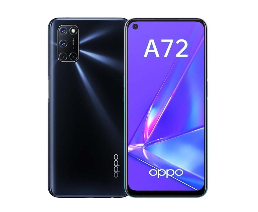 фото Смартфон oppo a72 4+128gb twilight black (cph2067)