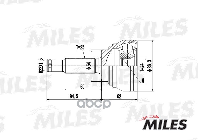 Шрус Наружный Mitsubishi Galant/Lancer 2.0/2.0D 92-96 (Gkn 301983) Ga20267 Miles GA20267
Шрус Наружный Mitsubishi Galant/Lancer 2.0/2.0D 92-96 (Gkn 301983) Ga20267 Miles GA20267