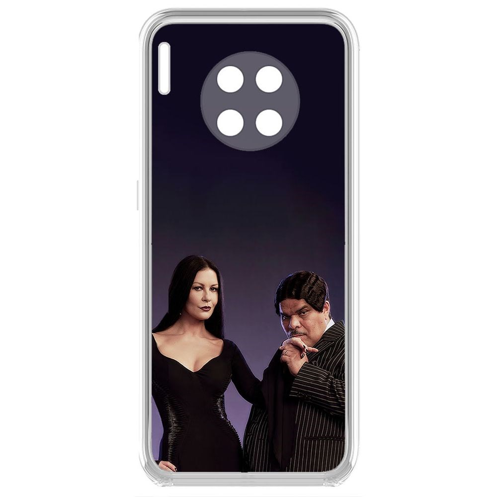 Чехол-накладка Krutoff Clear Case Уэнсдей Аддамс - Мортиша и Гомес для Huawei Mate 30, Прозрачный
Чехол-накладка Krutoff Clear Case Уэнсдей Аддамс - Мортиша и Гомес для Huawei Mate 30, Прозрачный