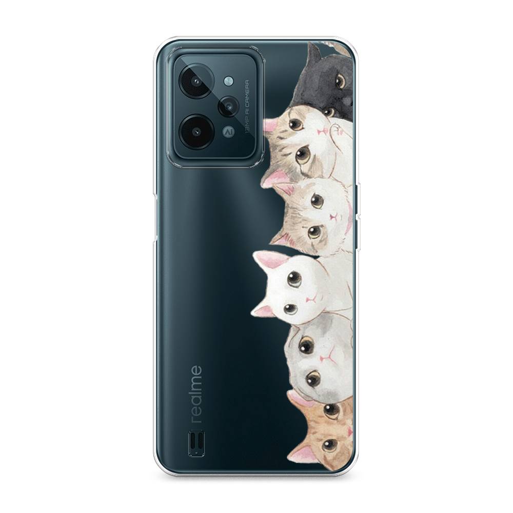 Силиконовый чехол "Котики" на Realme C31, Котики
Силиконовый чехол "Котики" на Realme C31, Котики