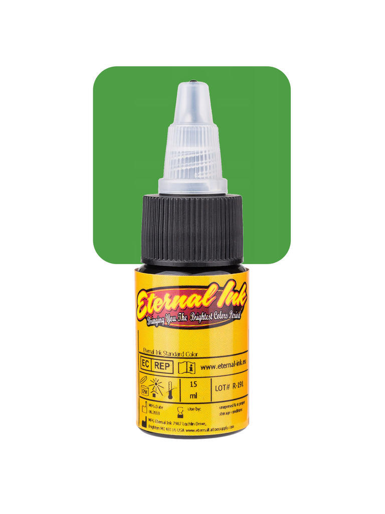 Краска для татуировки, пигмент для тату Eternal Ink Graffiti Green, 15мл, Graffiti Green
Краска для татуировки, пигмент для тату Eternal Ink Graffiti Green, 15мл, Graffiti Green