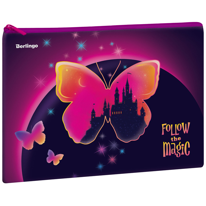 Папка текстильная 1 отделение А4 Berlingo Magic butterfly 340*250мм полиэстер на молнии
Папка текстильная 1 отделение А4 Berlingo Magic butterfly 340*250мм полиэстер на молнии