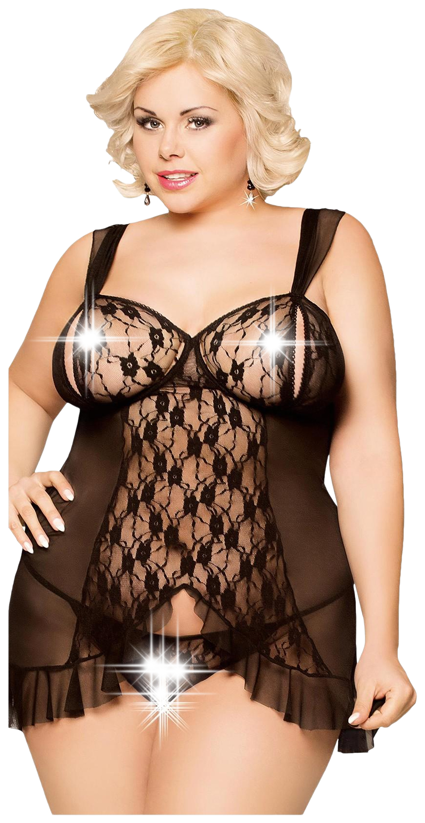 Комбинация с вырезами и открытые стринги SoftLine Collection Bianca, черный, XXL, Bianca
Комбинация с вырезами и открытые стринги SoftLine Collection Bianca, черный, XXL, Bianca
