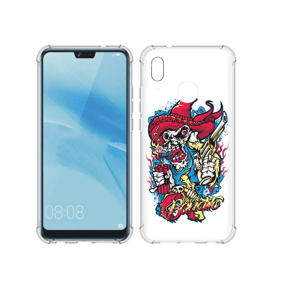 Чехол MyPads Tocco для Huawei P20 Lite нарисованный скелет с писталетом (PT130405.51.513), Прозрачный, Tocco
Чехол MyPads Tocco для Huawei P20 Lite нарисованный скелет с писталетом (PT130405.51.513), Прозрачный, Tocco