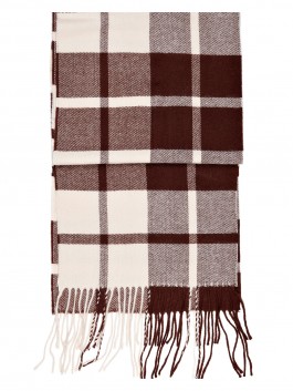 фото Шарф мужской labbra 01-00035029 коричневый, 30х170 см