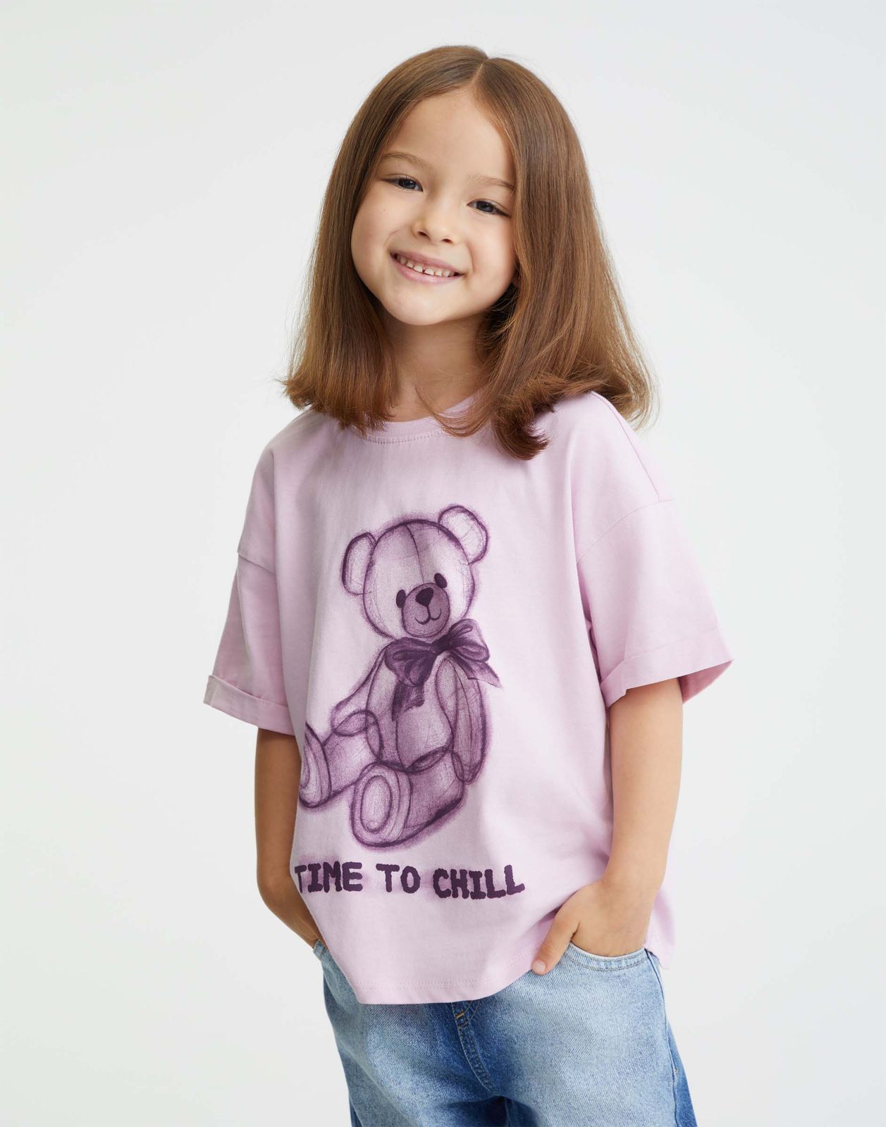 Футболка для девочки Gloria Jeans GKT025979 сиреневый 4-5л/110, Фиолетовый, GKT025979
Футболка для девочки Gloria Jeans GKT025979 сиреневый 4-5л/110, Фиолетовый, GKT025979