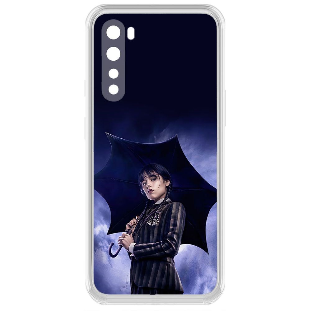 Чехол-накладка Krutoff Clear Case Уэнсдей Аддамс - Уэнсдей под зонтом для OnePlus Nord
Чехол-накладка Krutoff Clear Case Уэнсдей Аддамс - Уэнсдей под зонтом для OnePlus Nord