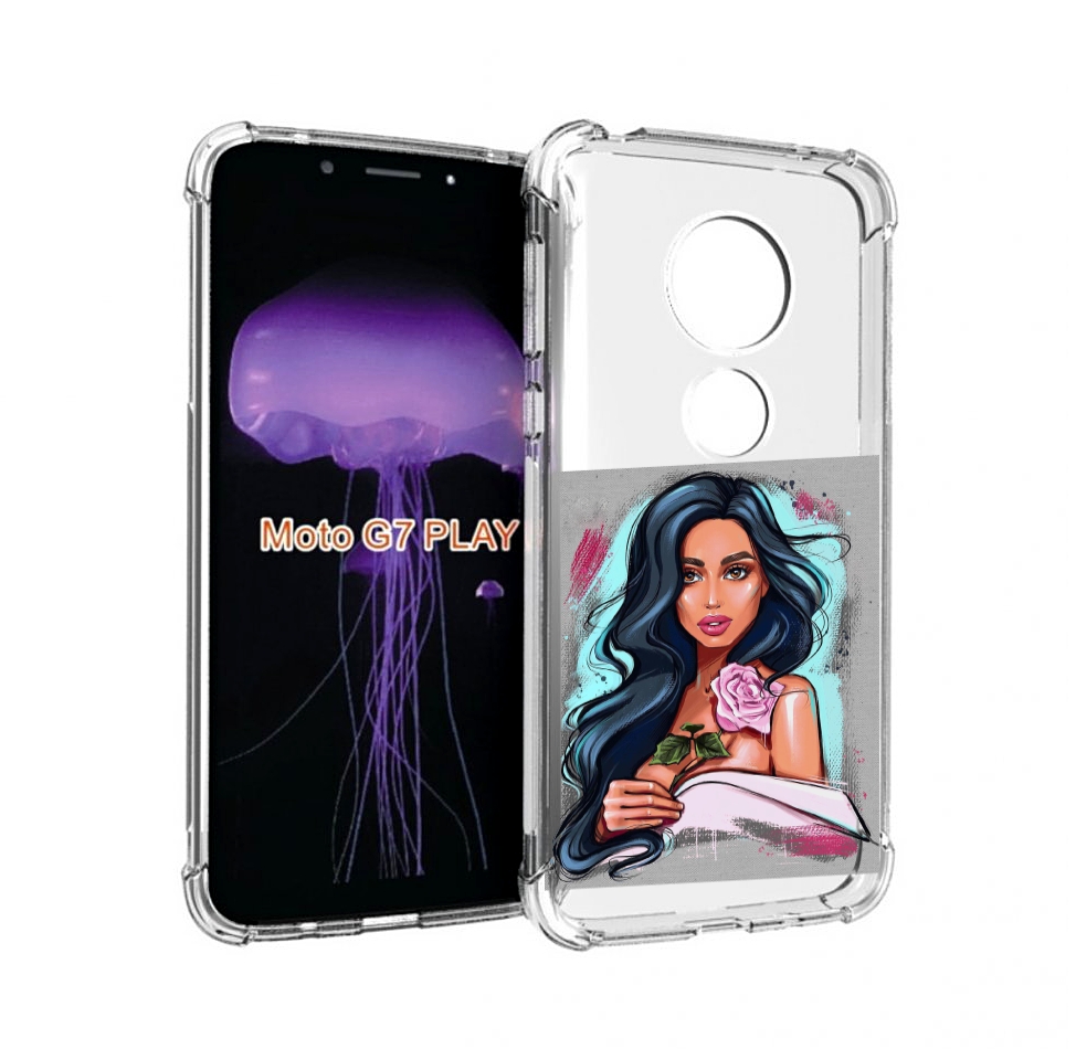 Чехол MyPads Девушка-с-розовой-розочкой женский для Motorola Moto G7 Play, Прозрачный, Tocco
Чехол MyPads Девушка-с-розовой-розочкой женский для Motorola Moto G7 Play, Прозрачный, Tocco