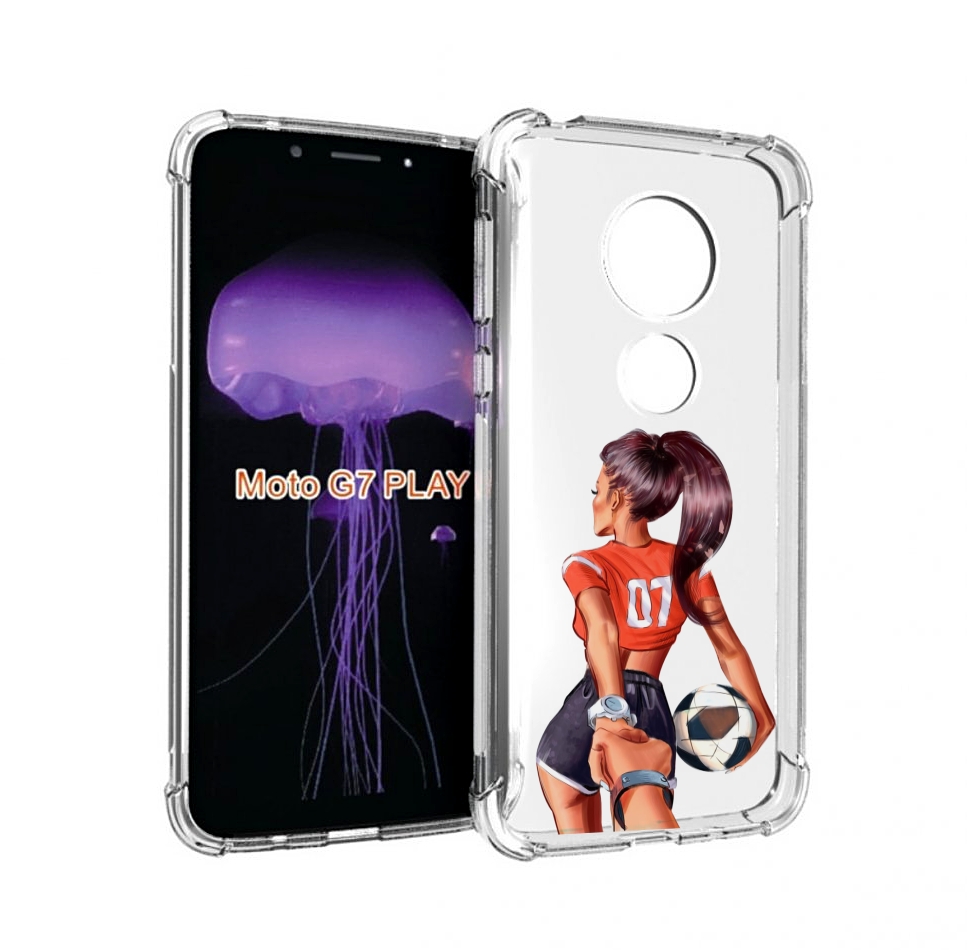 Чехол MyPads Девушка-футболистка женский для Motorola Moto G7 Play, Прозрачный, Tocco
Чехол MyPads Девушка-футболистка женский для Motorola Moto G7 Play, Прозрачный, Tocco