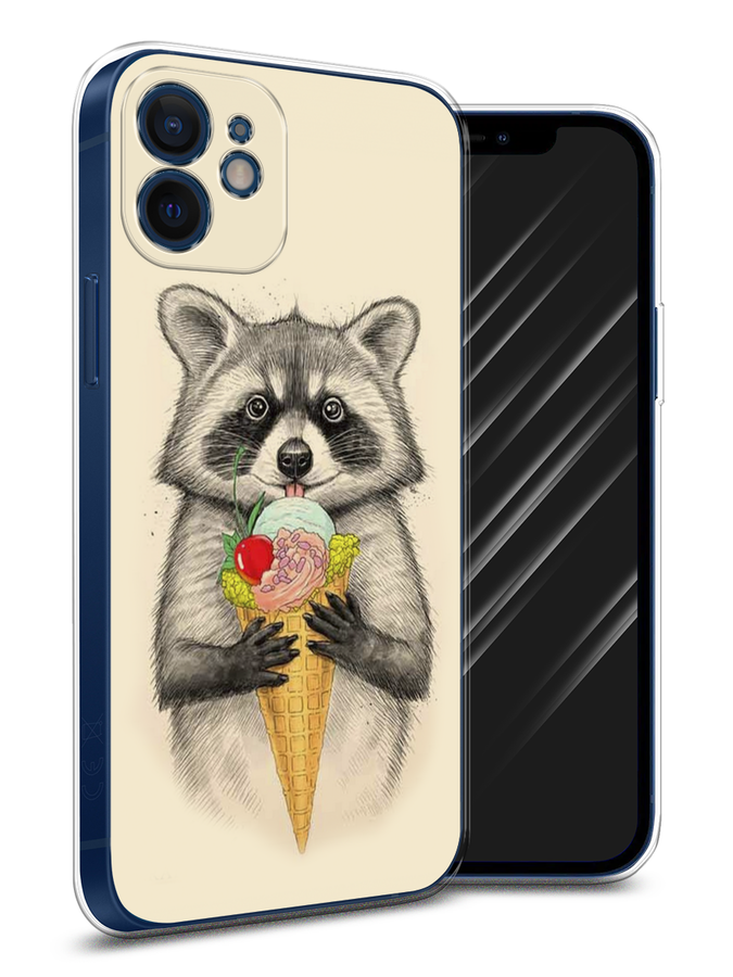 Чехол Awog на Apple iPhone 12 mini / Айфон 12 mini "Енот с мороженым", Разноцветный, 12650-10
Чехол Awog на Apple iPhone 12 mini / Айфон 12 mini "Енот с мороженым", Разноцветный, 12650-10