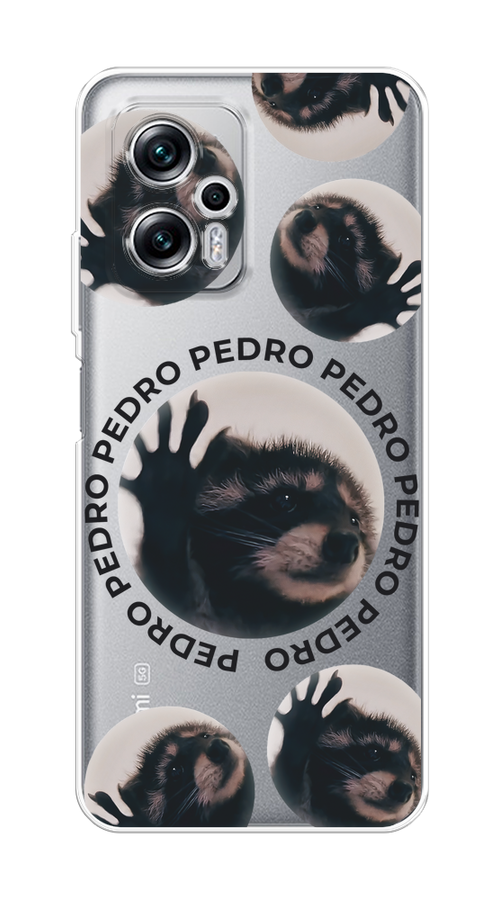 Чехол на Poco X4 GT/Redmi Note 11T Pro/11T Pro Plus "Pedro енот", Черный;бежевый;прозрачный, 315450-1
Чехол на Poco X4 GT/Redmi Note 11T Pro/11T Pro Plus "Pedro енот", Черный;бежевый;прозрачный, 315450-1