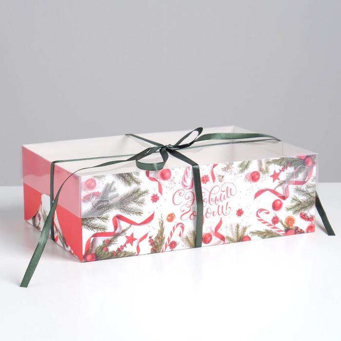 Коробка для капкейка Дарите Счастье С Новым годом! 23 х 16 х 7.5 см5 шт., Белый;красный
Коробка для капкейка Дарите Счастье С Новым годом! 23 х 16 х 7.5 см5 шт., Белый;красный