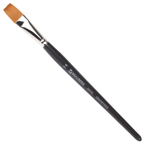 Кисть художественная Brauberg Art Classic, синтетика, плоская, № 14, 200702, 5 шт, Черный
Кисть художественная Brauberg Art Classic, синтетика, плоская, № 14, 200702, 5 шт, Черный