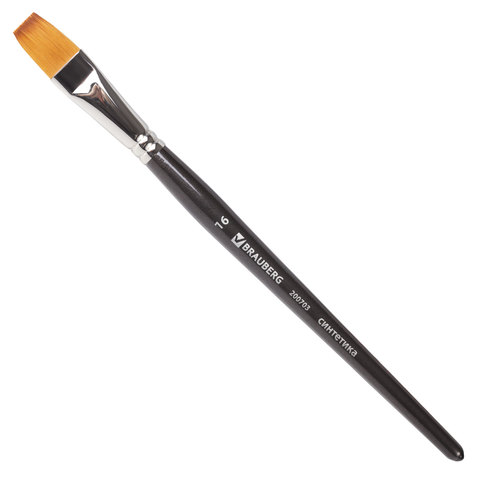 Кисть художественная Brauberg Art Classic, синтетика, плоская, № 16, 200703, 5 шт, Черный
Кисть художественная Brauberg Art Classic, синтетика, плоская, № 16, 200703, 5 шт, Черный