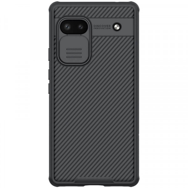 Чехол Nillkin CamShield Pro из пластика и TPU с защитой камеры для Google Pixel 6a, Черный
Чехол Nillkin CamShield Pro из пластика и TPU с защитой камеры для Google Pixel 6a, Черный