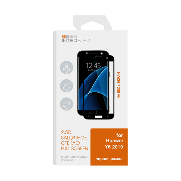 Защитное стекло InterStep 2,5D для Huawei Y6 Prime 2019 (IS-TG-HUAY6P9FB-000B202), 2,5D для Huawei Y6 Prime 2019, Black Frame
Защитное стекло InterStep 2,5D для Huawei Y6 Prime 2019 (IS-TG-HUAY6P9FB-000B202), 2,5D для Huawei Y6 Prime 2019, Black Frame