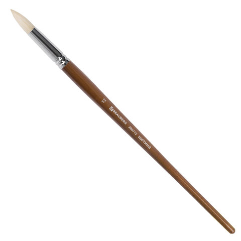 Кисть художественная Brauberg Art Classic, щетина, круглая, № 12, 200712, 2 шт, Коричневый
Кисть художественная Brauberg Art Classic, щетина, круглая, № 12, 200712, 2 шт, Коричневый