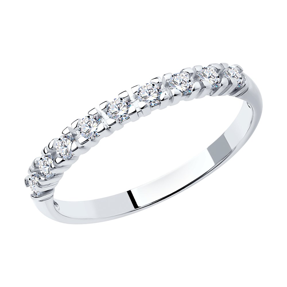 фото Кольцо из серебра с фианитами р.16 sokolov 94012743