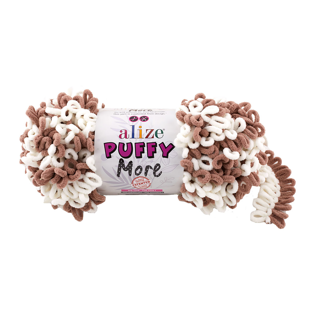 Пряжа ALIZE Puffy More 150г, 11,5м (100% микрополиэстер) (6261), 2 мотка, Коричневый, Moreapos
Пряжа ALIZE Puffy More 150г, 11,5м (100% микрополиэстер) (6261), 2 мотка, Коричневый, Moreapos