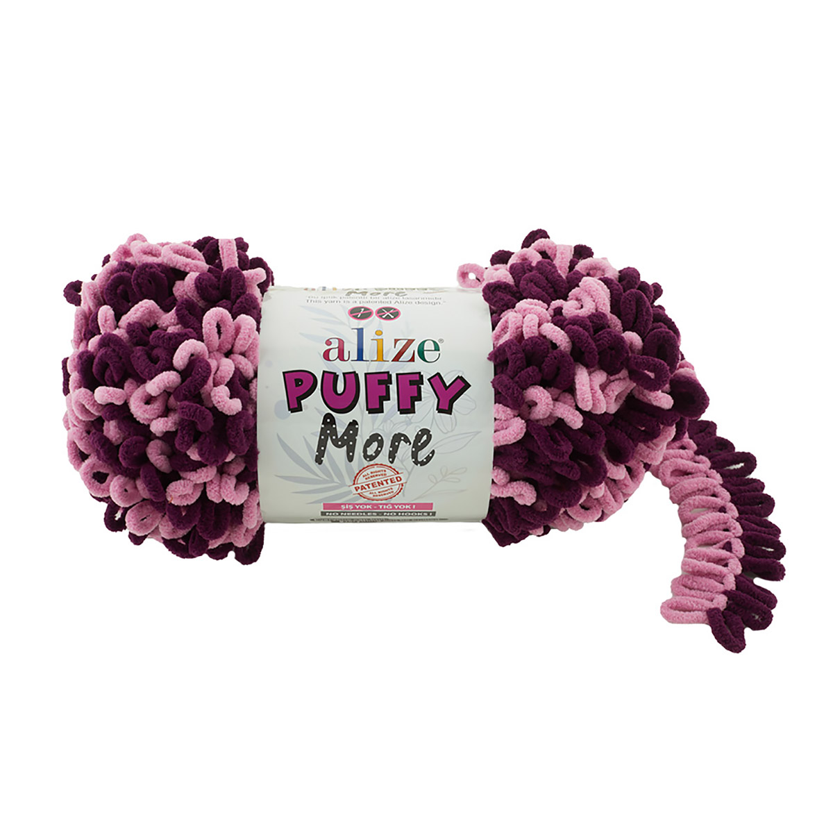 Пряжа ALIZE Puffy More 150г, 11,5м (100% микрополиэстер) (6278), 2 мотка, Бордовый, Moreapos
Пряжа ALIZE Puffy More 150г, 11,5м (100% микрополиэстер) (6278), 2 мотка, Бордовый, Moreapos
