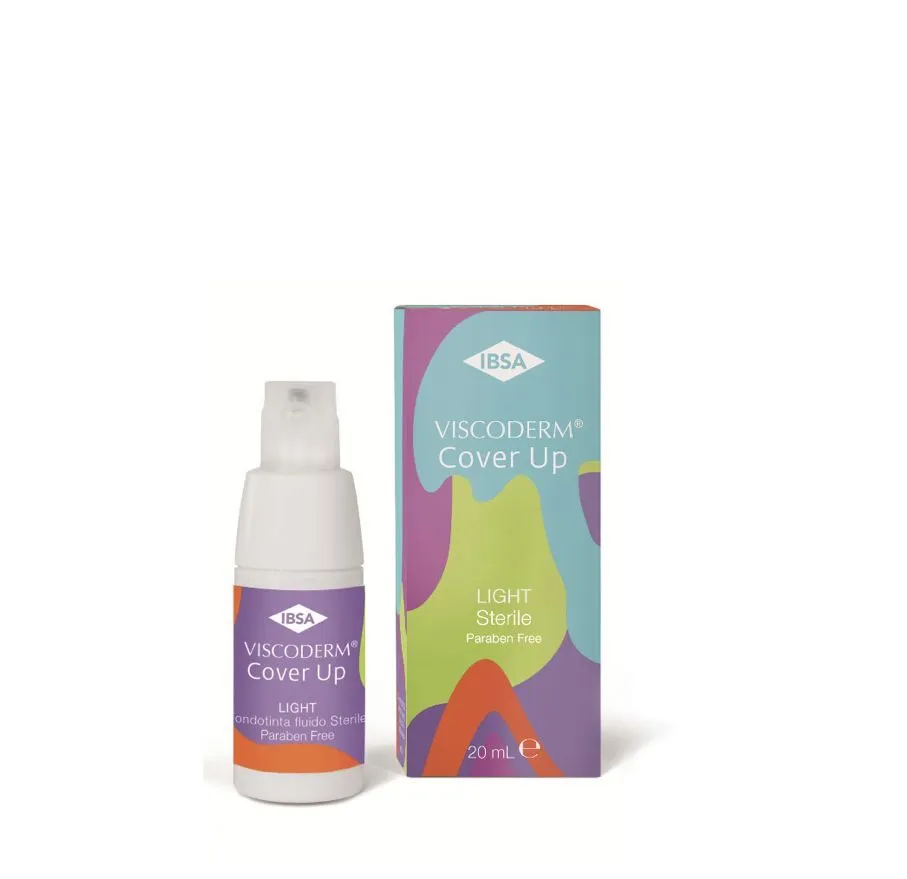 Стерильная жидкая светлая тональная основа Viscoderm Cover Up Cream Light 20 мл
Стерильная жидкая светлая тональная основа Viscoderm Cover Up Cream Light 20 мл