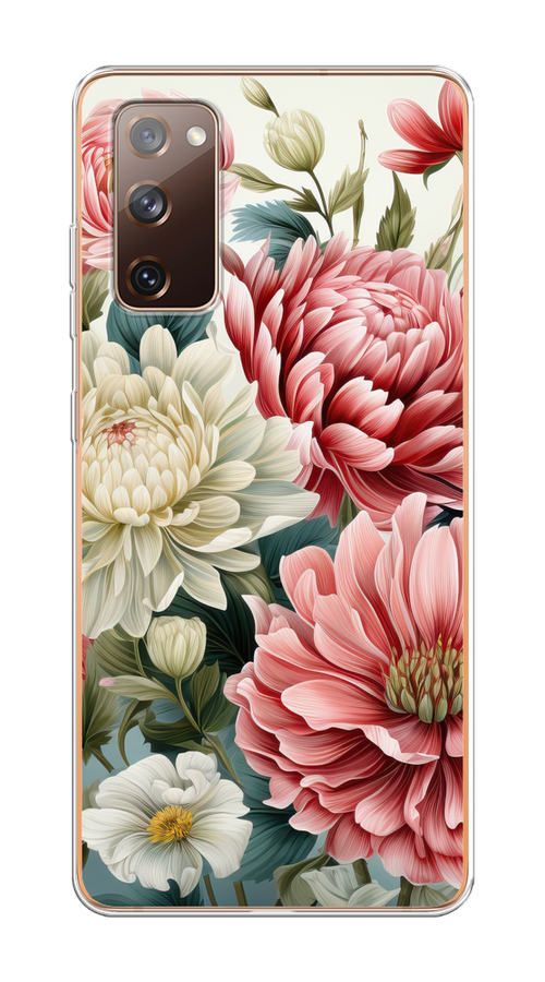 Чехол на Samsung Galaxy S20 FE "Садовые цветы рисунок", Розовый;зеленый;белый, 2101350-1
Чехол на Samsung Galaxy S20 FE "Садовые цветы рисунок", Розовый;зеленый;белый, 2101350-1