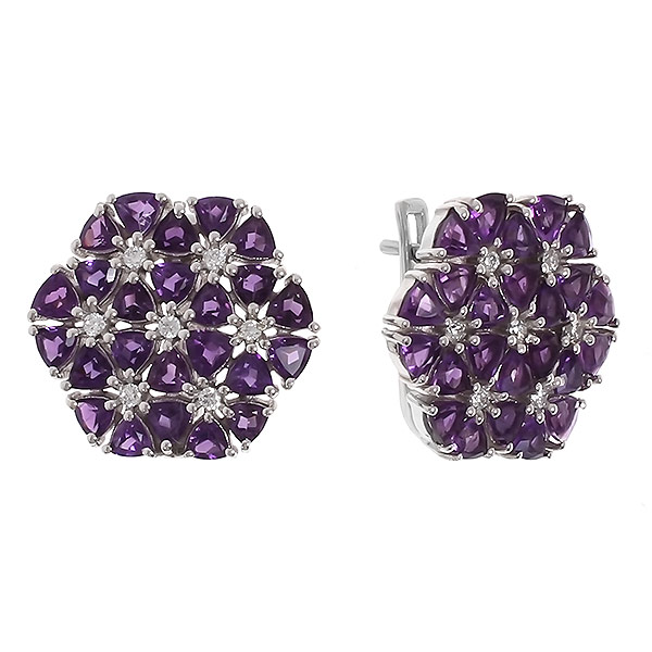 Серьги женские из серебра Balex Jewellery 2410931196, аметист/фианит, 2410931196
Серьги женские из серебра Balex Jewellery 2410931196, аметист/фианит, 2410931196