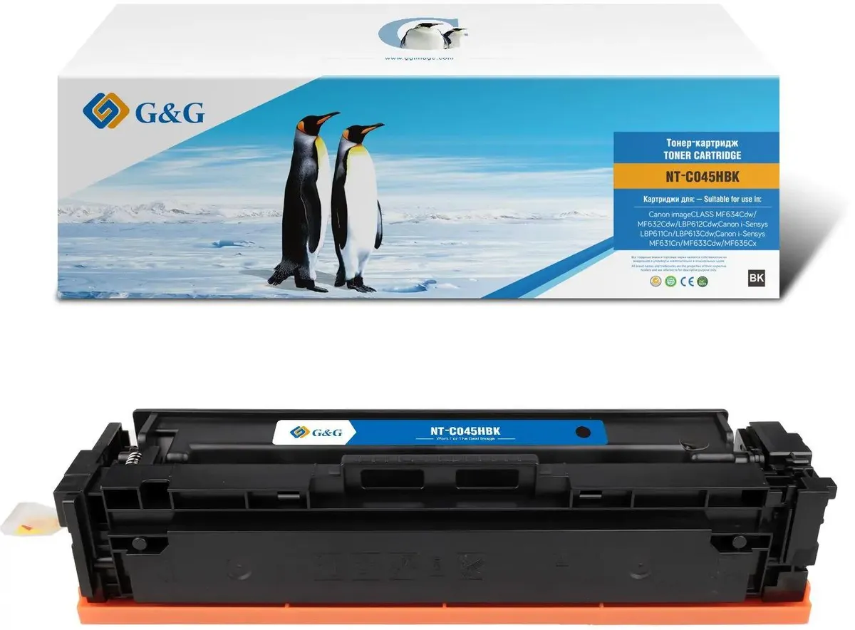 Картридж лазерный G&G NT-C045HBK черный, NT-C045HBK черный 2800стр для Canon LBP 611Cn 613Cdw 631Cn 633Cdw 635Cx
Картридж лазерный G&G NT-C045HBK черный, NT-C045HBK черный 2800стр для Canon LBP 611Cn 613Cdw 631Cn 633Cdw 635Cx