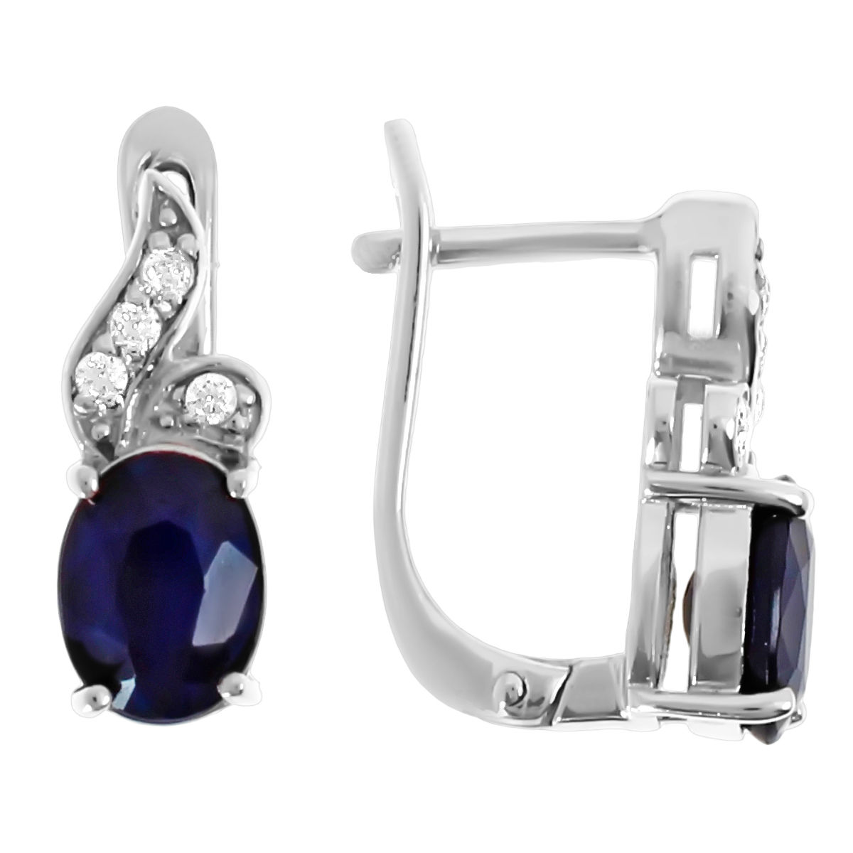 Серьги из серебра с сапфиром корундом и фианитами Balex Jewellery 2405934882, 2405934882
Серьги из серебра с сапфиром корундом и фианитами Balex Jewellery 2405934882, 2405934882