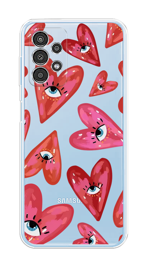 Чехол на Samsung Galaxy A13 4G "Сердечки с глазами", Коричневый;красный;розовый, 2104850-1
Чехол на Samsung Galaxy A13 4G "Сердечки с глазами", Коричневый;красный;розовый, 2104850-1