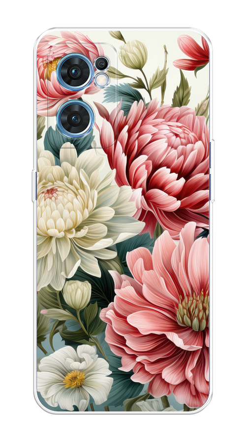 Чехол на Oppo Find X5 Lite "Садовые цветы рисунок", Розовый;зеленый;белый, 259850-1
Чехол на Oppo Find X5 Lite "Садовые цветы рисунок", Розовый;зеленый;белый, 259850-1