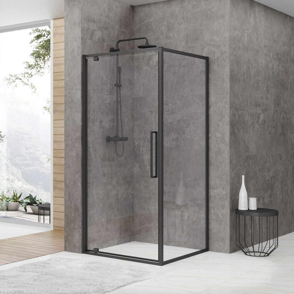 Душевое ограждение Black & White S877 
Душевое ограждение Black & White S877