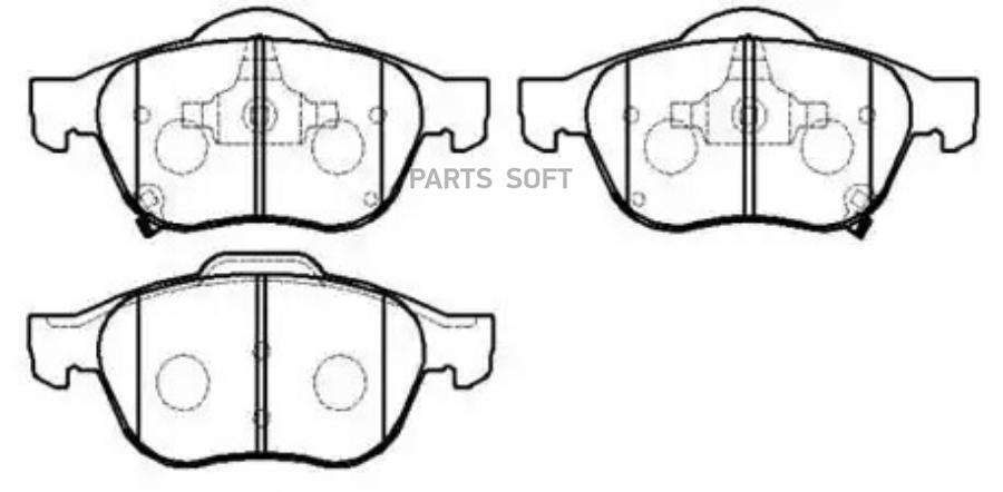 Колодки тормозные дисковые передн TOYOTA: AVENSIS 97-03, AVENSIS Liftback 97-03 HSB HP9151
Колодки тормозные дисковые передн TOYOTA: AVENSIS 97-03, AVENSIS Liftback 97-03 HSB HP9151