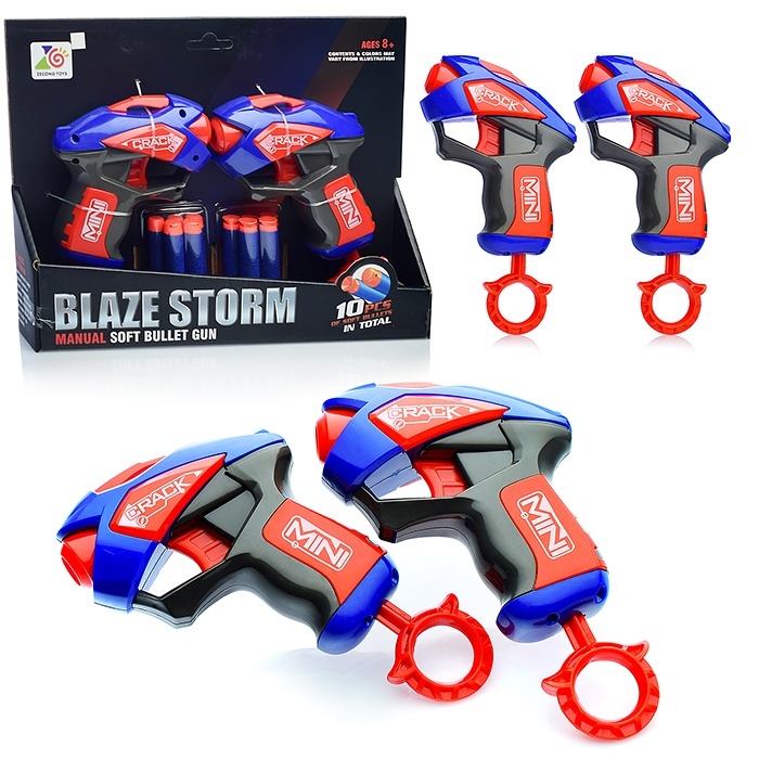 Игрушка Oubaoloon 2 шт 11х4х15 см, 10 пуль, в коробке, Красный;синий;черный, 2 шт 11х4х15 см, 10 пуль, в коробке
Игрушка Oubaoloon 2 шт 11х4х15 см, 10 пуль, в коробке, Красный;синий;черный, 2 шт 11х4х15 см, 10 пуль, в коробке