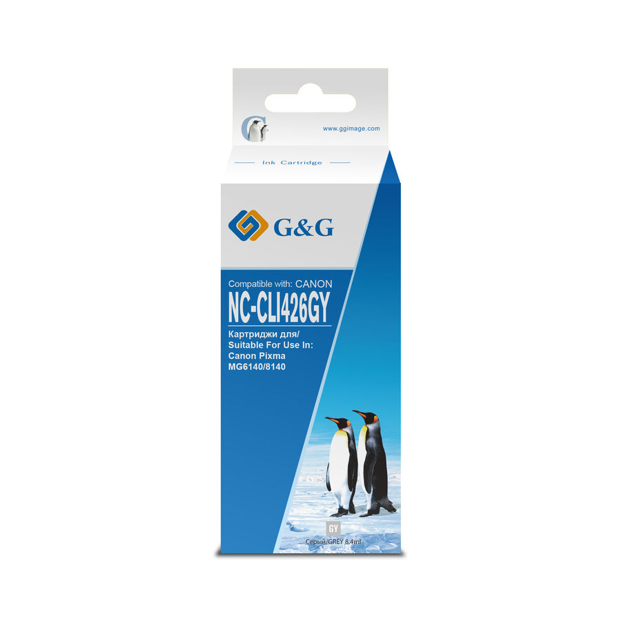 Картридж струйный G&G NC-CLI426GY CLI-426GY серый 84мл для Canon Pixma MG6140 MG8140, NC-CLI426GY CLI-426GY серый 84мл для Canon Pixma MG6140 MG8140
Картридж струйный G&G NC-CLI426GY CLI-426GY серый 84мл для Canon Pixma MG6140 MG8140, NC-CLI426GY CLI-426GY серый 84мл для Canon Pixma MG6140 MG8140
