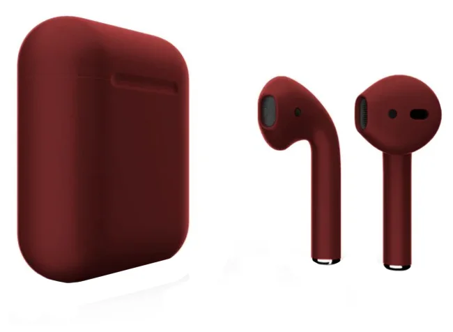 Беспроводные наушники Apple AirPods 2 Color (без беспроводной зарядки чехла) Бордовый
Беспроводные наушники Apple AirPods 2 Color (без беспроводной зарядки чехла) Бордовый