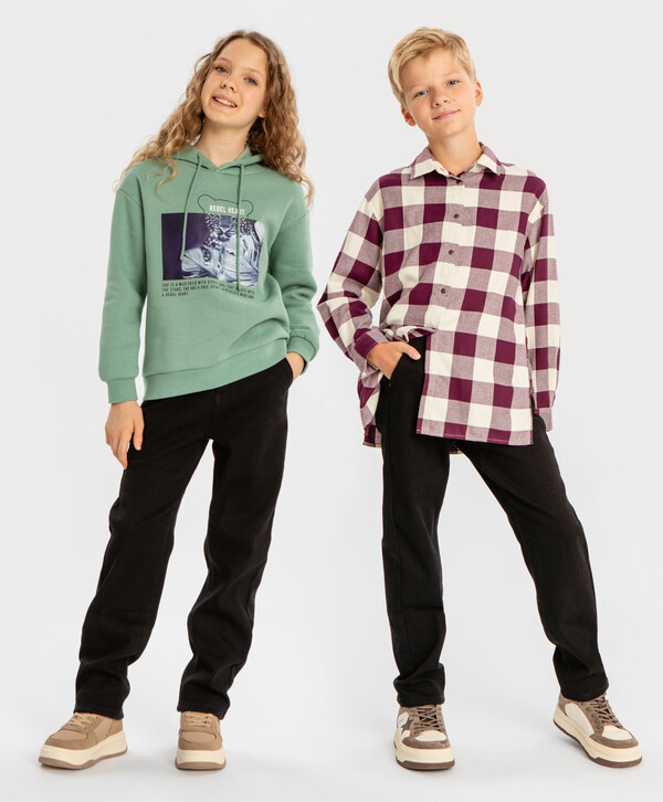 Джинсы утепленные прямые Regular fit черные детские Button Blue, 164, 224BBGJC6402, Черный, 224BBGJC6402
Джинсы утепленные прямые Regular fit черные детские Button Blue, 164, 224BBGJC6402, Черный, 224BBGJC6402