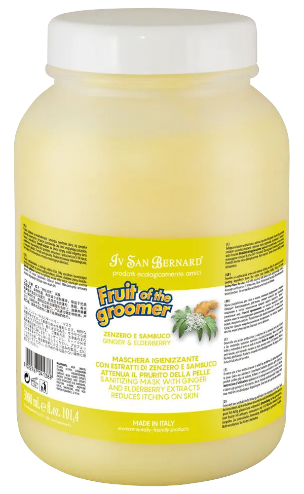 Маска Iv San Bernard Fruit of the Groomer Ginger&Elderbery противовоспалительная, 3 л
Маска Iv San Bernard Fruit of the Groomer Ginger&Elderbery противовоспалительная, 3 л