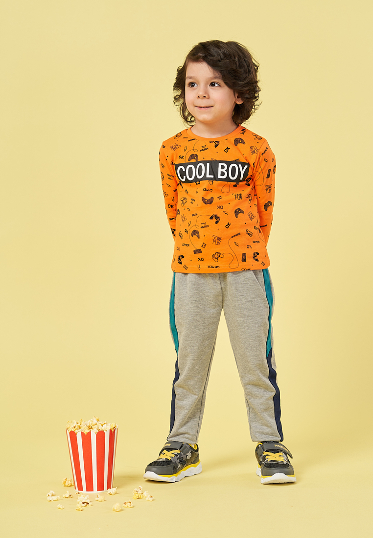 фото Брюки детские max&jessi ss21c26600521 серый р.110