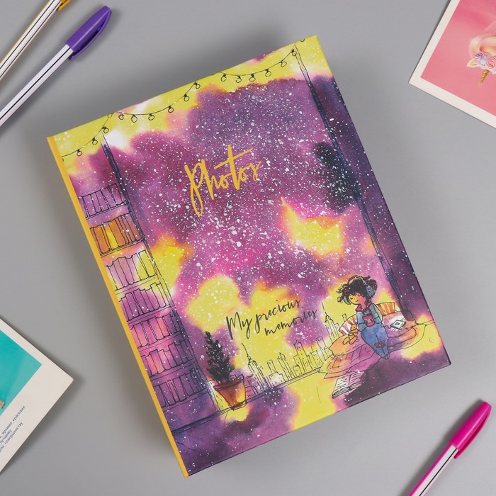 Фотоальбом на 200 фото Cosmo sketch Огоньки, 10х15 см, Фиолетовый, Cosmo sketch Огоньки
Фотоальбом на 200 фото Cosmo sketch Огоньки, 10х15 см, Фиолетовый, Cosmo sketch Огоньки