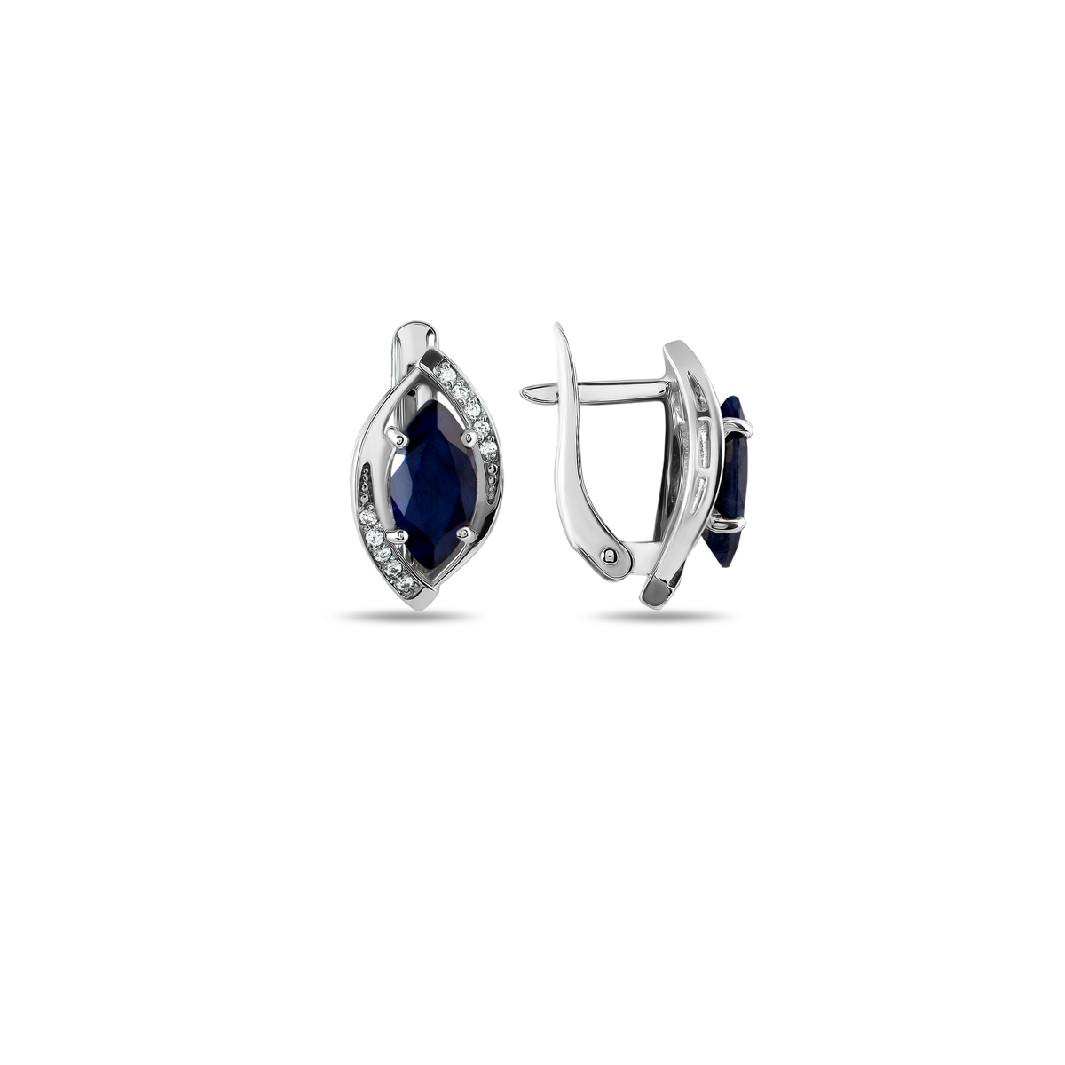 Серьги из серебра с сапфиром корундом и фианитом Balex Jewellery 2704068009, 2704068009
Серьги из серебра с сапфиром корундом и фианитом Balex Jewellery 2704068009, 2704068009