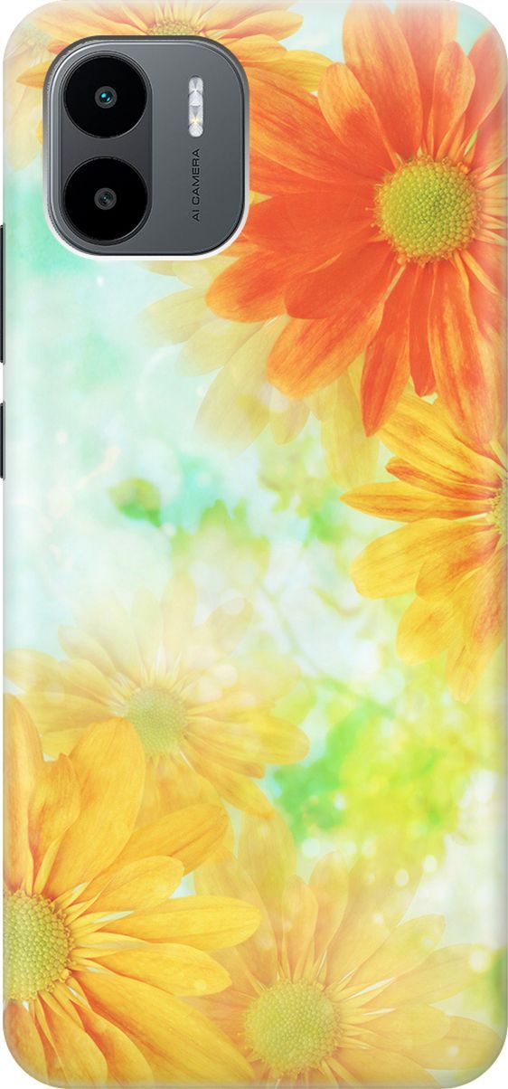 Силиконовый чехол на Xiaomi Redmi A1 с принтом "Оранжевые цветы", Желтый;зеленый, 159260
Силиконовый чехол на Xiaomi Redmi A1 с принтом "Оранжевые цветы", Желтый;зеленый, 159260