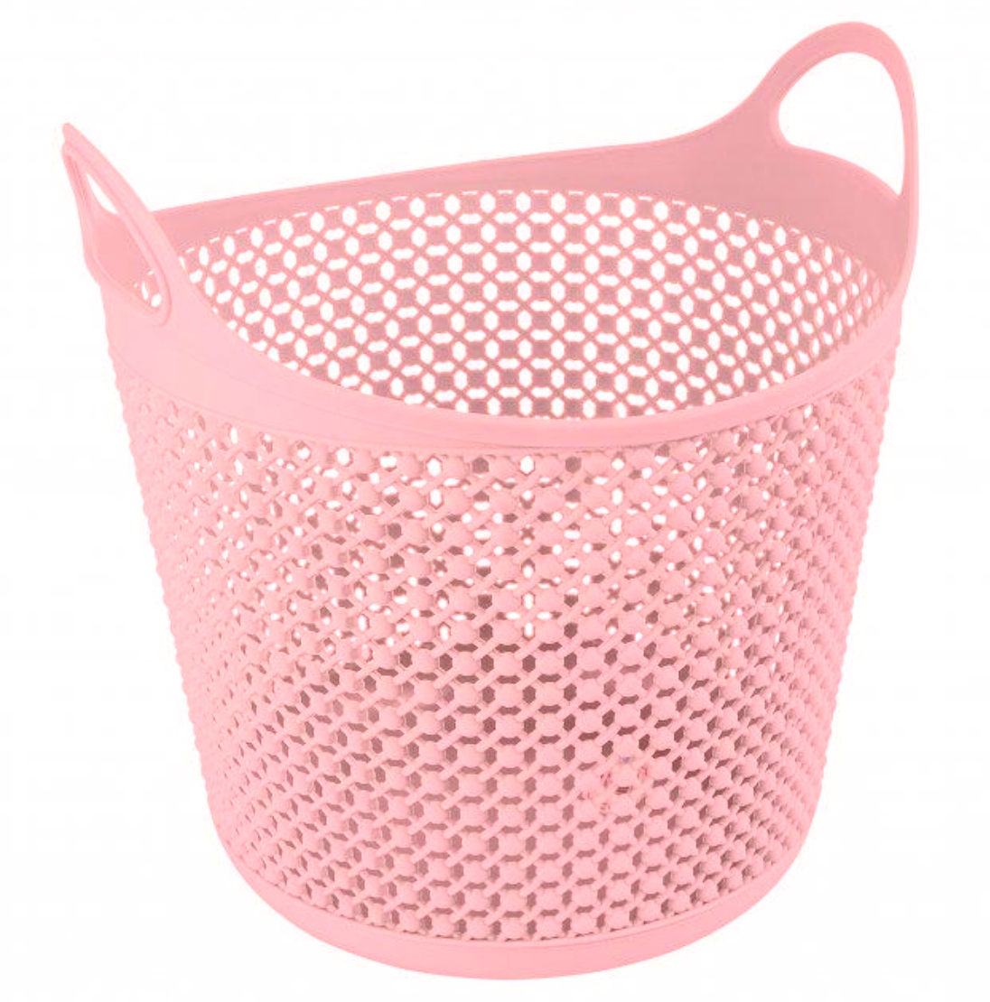 фото Корзина proff универсальная жемчужина круглая розовая пластик 210х235мм 1 шт