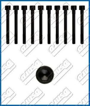 фото 81002600 к-кт болтов гбц 10шт. nissan almera/primera/sunny 1.4-1.6 16v 90> ajusa