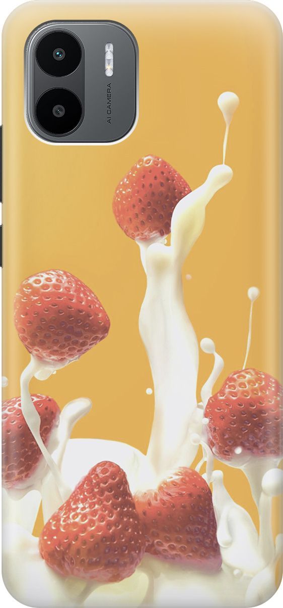 Силиконовый чехол на Xiaomi Redmi A1 с принтом "Клубника и сливки", Белый;желтый, 159267
Силиконовый чехол на Xiaomi Redmi A1 с принтом "Клубника и сливки", Белый;желтый, 159267