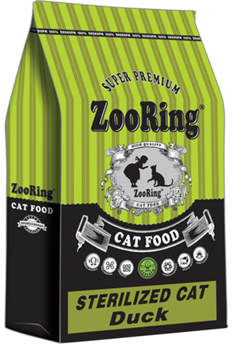 ZOORING ZOORING STERILIZED CAT DUCK для взрослых кастрированных котов и стерилизованных ко
ZOORING ZOORING STERILIZED CAT DUCK для взрослых кастрированных котов и стерилизованных ко