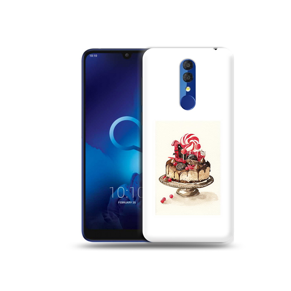 Чехол MyPads Tocco для Alcatel 3L 5039D (2019) вкусный торт (PT227139.667.262), Прозрачный, Tocco 
Чехол MyPads Tocco для Alcatel 3L 5039D (2019) вкусный торт (PT227139.667.262), Прозрачный, Tocco