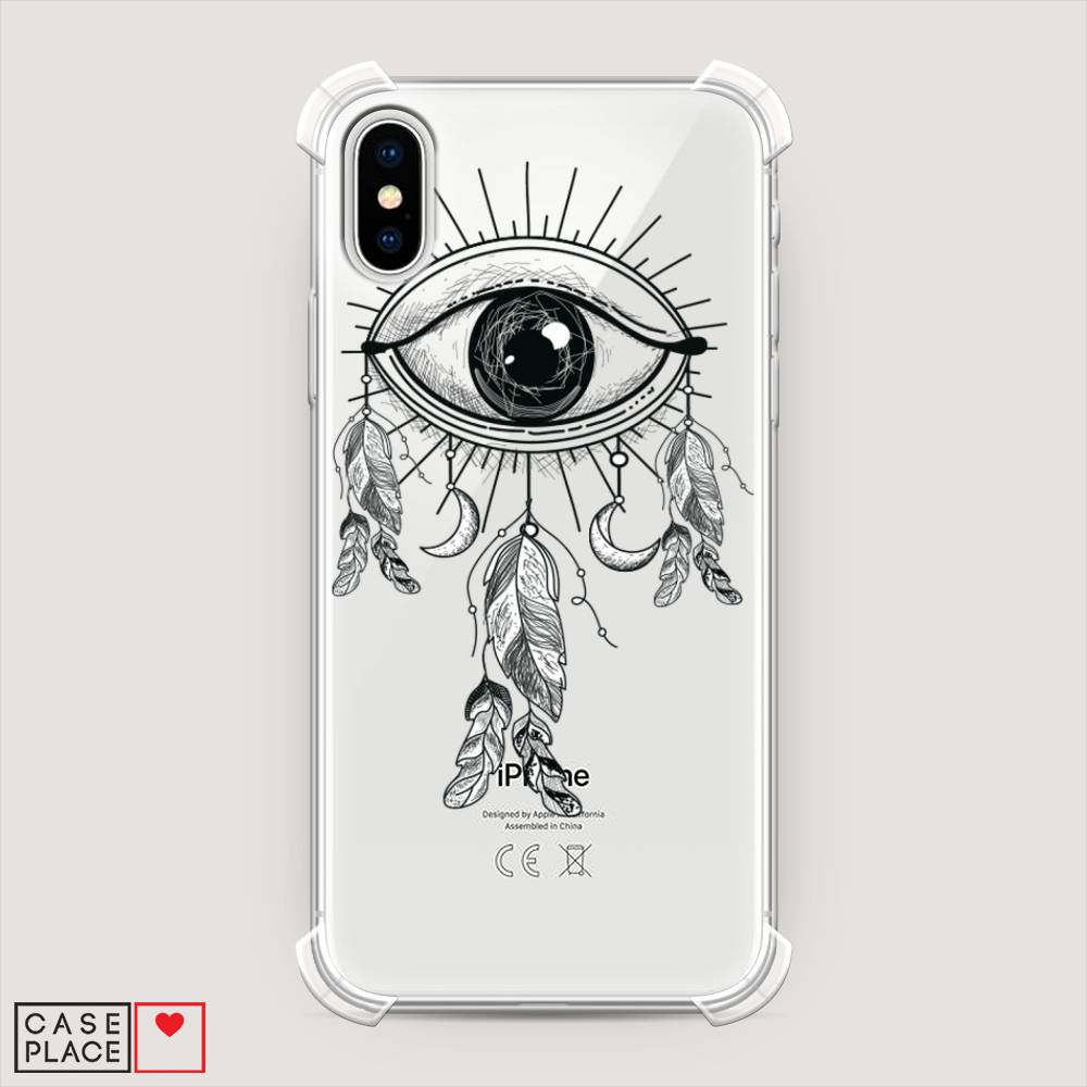 Чехол Awog на Apple iPhone XS (10S) / Айфон XS (10S) "Всевидящее око-ловец снов", Разноцветный, 11851-1
Чехол Awog на Apple iPhone XS (10S) / Айфон XS (10S) "Всевидящее око-ловец снов", Разноцветный, 11851-1