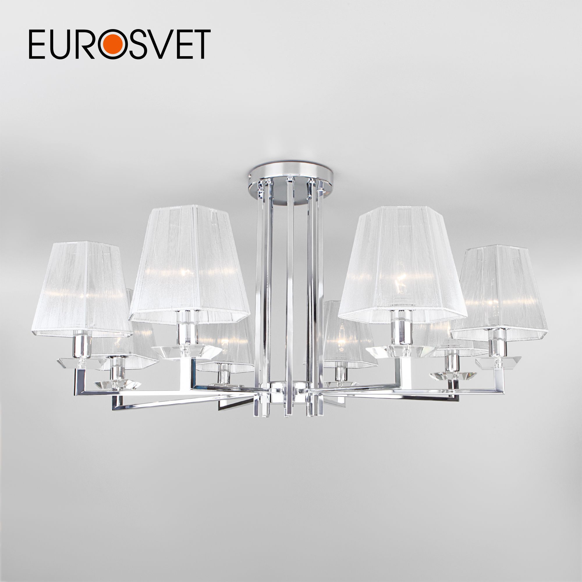 Умная потолочная люстра на 8 рожков Eurosvet Alegria 60125/8 Smart Е14 хром Minimir Home
Умная потолочная люстра на 8 рожков Eurosvet Alegria 60125/8 Smart Е14 хром Minimir Home